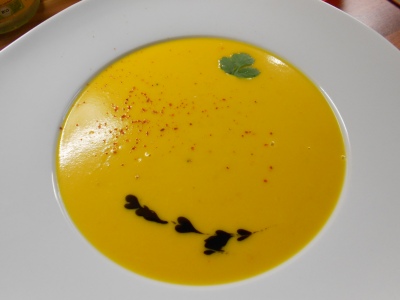 Kürbis Mango Suppe
